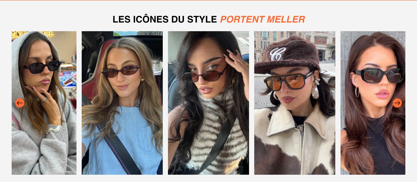 Stories shoppables